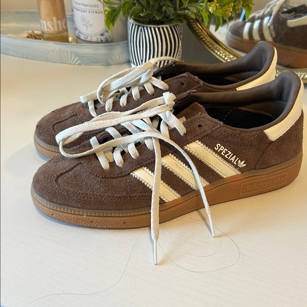 Adidas Spezial Brown and White Men's Sneakers